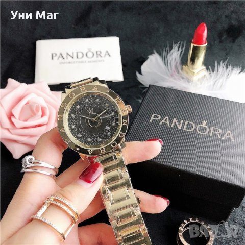 Дамски стилен, ръчен часовник с дата Pandora / Пандора, снимка 2 - Дамски - 37072139