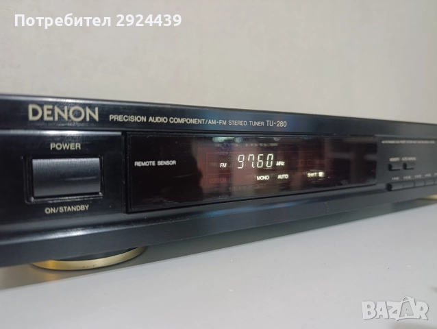 DENON TU -280, снимка 2 - Ресийвъри, усилватели, смесителни пултове - 52618743