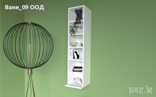 Компактна етажерка за стенен монтаж