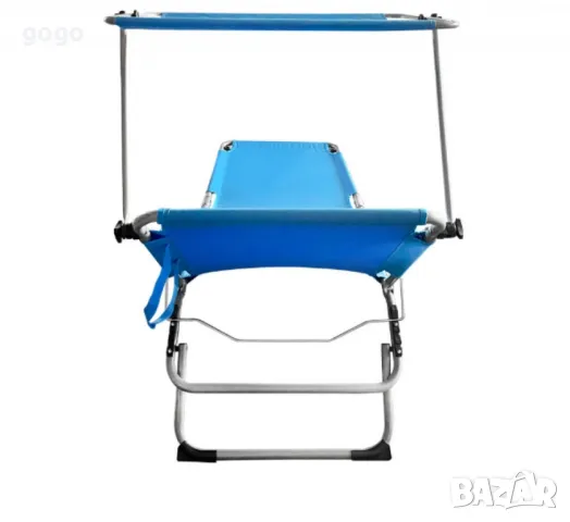 Градински шезлонг Muhler C2013, 188x56x25 cm, снимка 2 - Други - 49920910