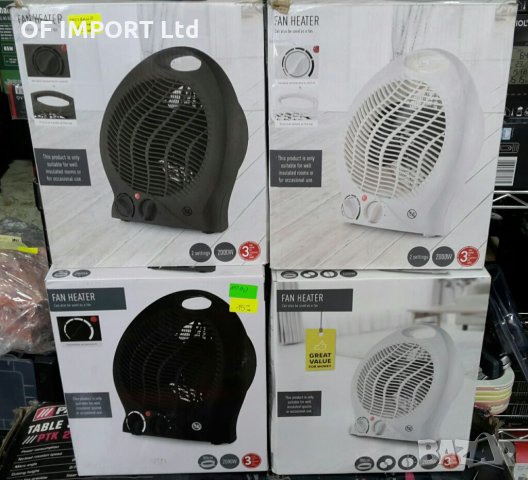 Вентилаторна Печка Духалка FAN HEATER 2 степени, снимка 2 - Отоплителни печки - 35424388