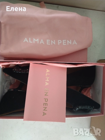 Официални дамски обувки Alma en Pena 39 номер, снимка 2 - Дамски елегантни обувки - 52708347