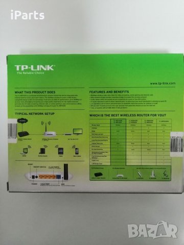 Рутер TP-LINK TL-WR740N, снимка 2 - Рутери - 37752666