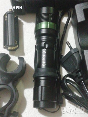 Фенерче Easy Acc RoHS със ЗУМ и зарядно, снимка 4 - Къмпинг осветление - 34478613