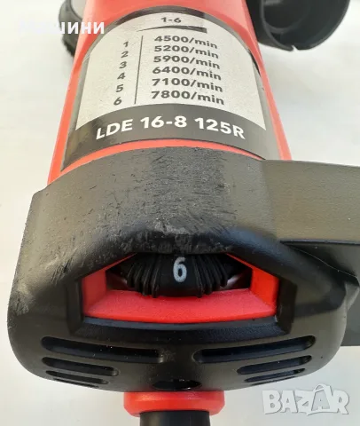 Flex LDE 16-8 125 R - Шлайф машина за бетон като нова!, снимка 7 - Шлайфмашини - 56299953
