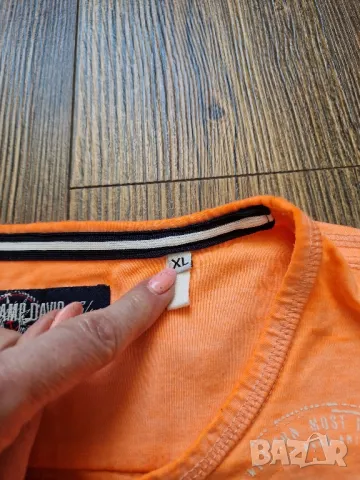 Страхотна мъжка тениска CAMP DAVID размер XL , снимка 4 - Тениски - 50093936