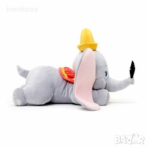 Плюшена играчка слончето Дъмбо с перце в хобота Слон Слонче Dumbo - Дисни Стор Disney Store , снимка 2 - Плюшени играчки - 24939063