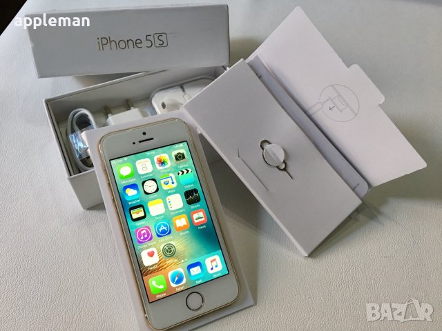 Apple iPhone 5S 16Gb GOLD Фабрично отключен, снимка 8 - Apple iPhone - 38916271