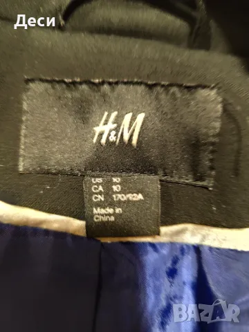 черно сако на H&M, снимка 4 - Сака - 47854637