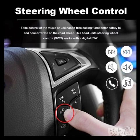 Honda CR-V_2 2001-2006 9” 2-DIN с Android 14, 4G/LTE, 6/128GB, CarPlay и AndroidAuto , снимка 15 - Аксесоари и консумативи - 54162612