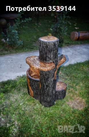 Градински чешми от щампован бетон имитиращи дърво, снимка 5 - Други - 38594801