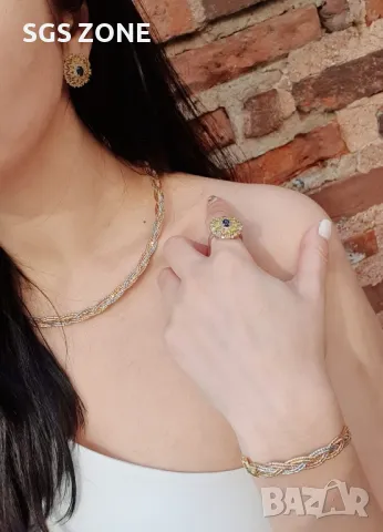 Стилно Колие в Позлатено Покритие от Италия