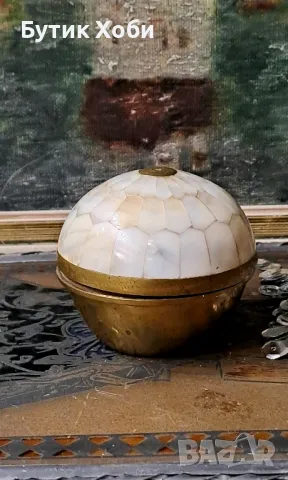 Ретро предмети с естествен седеф , снимка 5 - Антикварни и старинни предмети - 48565920