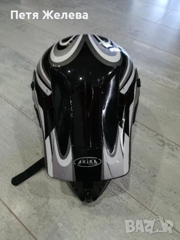 Каска за мотор/кросова -,,М", снимка 10 - Спортна екипировка - 50732025