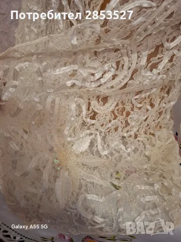 Бяла финна Жилетка /дантела и перли, снимка 6 - Жилетки - 49935249