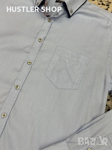 Мъжка памучна риза BALMAIN PARIS. Размер М, снимка 2 - Ризи - 53210395