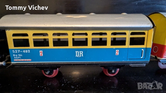 Ретро Влакче от ГДР, запазено., снимка 4 - Антикварни и старинни предмети - 52379003