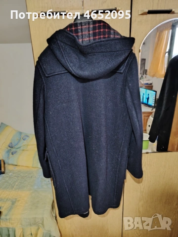 Оригинално дамко вълнено палто Gloverall с качулка, снимка 2 - Палта, манта - 53882816