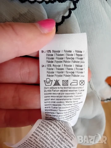 Сива рокля жабо, снимка 8 - Рокли - 50513288