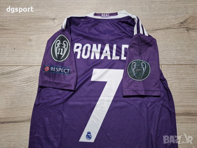 Детски екип на Кристиано Роналдо# РЕАЛ М#ретро модел!!!, снимка 3 - Футбол - 52562704