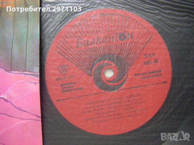 ВАА 891 - Приказки за Чавдар войвода, снимка 3 - Грамофонни плочи - 35547744