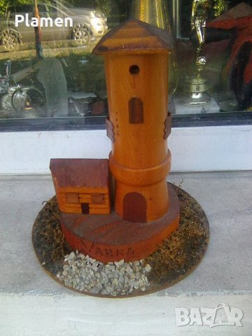 Дървен сувенир морски фар Варна, снимка 1 - Морски сувенири - 37310097