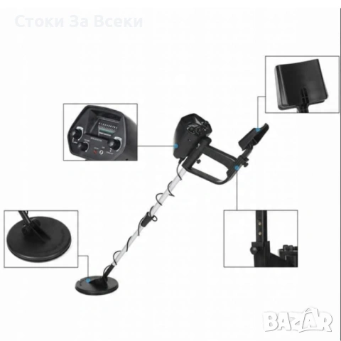 Водоустойчив металотърсач K-1374 за злато и съкровища, снимка 4 - Друга електроника - 54038253