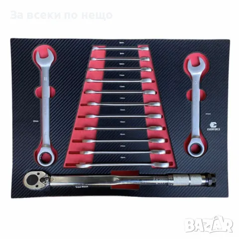 Шкаф с инструменти със 7 чекмеджета - 6 пълни и отделение за закачане на инструменти EverForce, снимка 7 - Други инструменти - 50322639