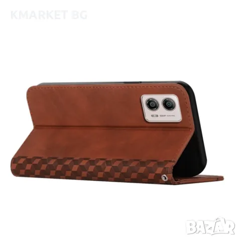 Motorola Moto G73 5G Diamond Pattern Wallet Калъф и Протектор, снимка 7 - Калъфи, кейсове - 49003833