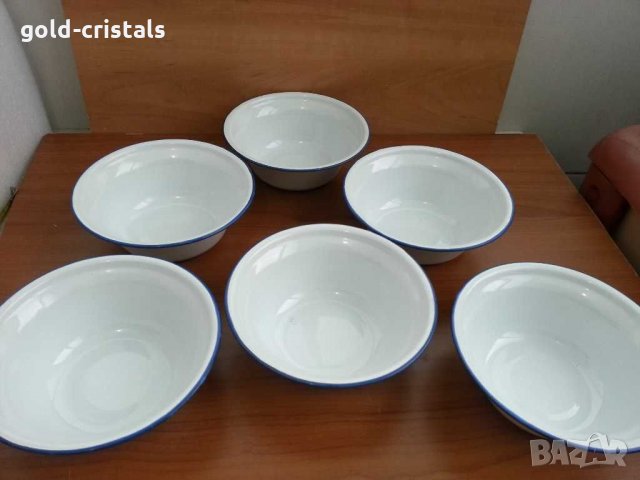 Емайлирани купи купички, снимка 6 - Антикварни и старинни предмети - 31627940