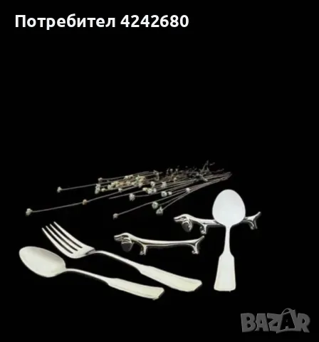 Красиви и оригинални 6 бр поставки за прибори Винтидж Франция, снимка 1