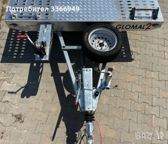 Равна триосна платформа 6.00м Х 2.15м / 3500кг ПОД НАЕМ, снимка 17 - Ремаркета - 51546909