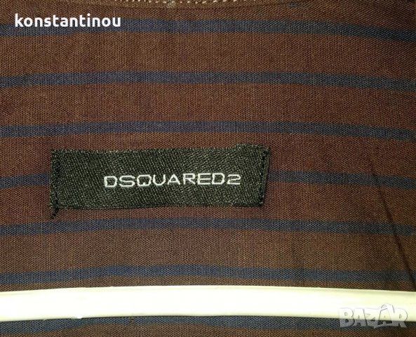 Оригинална мъжка риза Dsquared2, снимка 4 - Ризи - 23121898