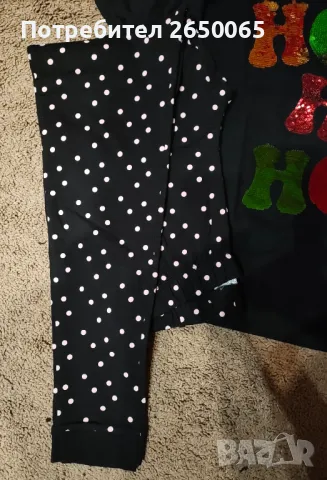 Ново! Коледна дамска пижама 💯% памук! S/M, снимка 2 - Пижами - 48068637