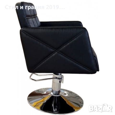 Фризьорски стол Afrodita - S73N - черен, снимка 2 - Фризьорски столове - 44655227