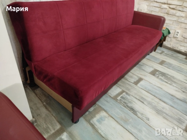 Разтегателен диван, снимка 3 - Дивани и мека мебел - 51587455