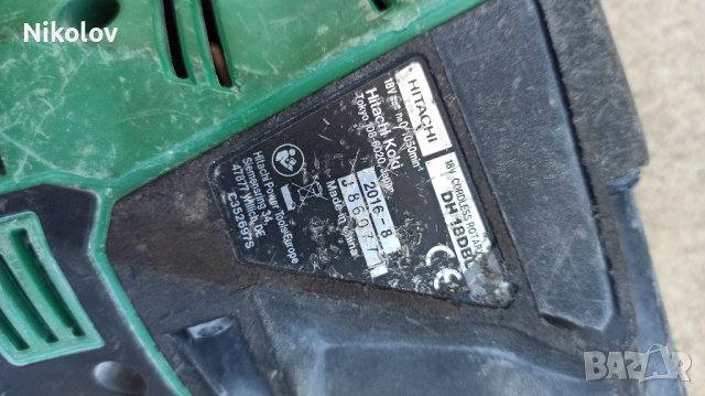 Перфоратор на батерия HITACHI DH18DBL, снимка 4 - Перфоратори - 42516767