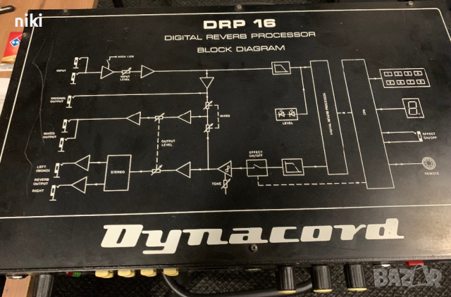 Професионален реверб Dynacord DRP 16 ефект процесор, снимка 6 - Китари - 44748195