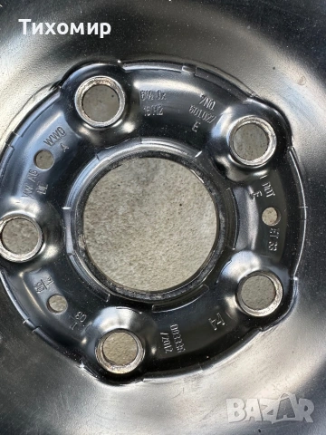 Железни джанти 5х112-16цола-ЕТ33, снимка 3 - Гуми и джанти - 54160860