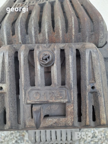 стара българска чугунена печка на дърва, снимка 6 - Печки, фурни - 54249155