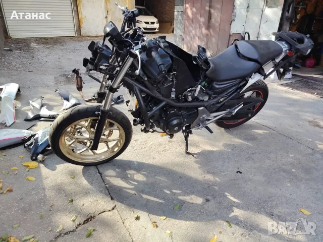 Honda NC750S Удар 