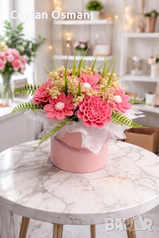 Ароматен букет от соев восък , снимка 2 - Декорация за дома - 54282072