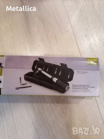 Комплект динамометричен ключ с битове, снимка 1