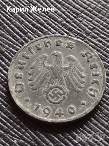 ДВЕ МОНЕТИ 1 райхспфенинг 1939 - 1940г. Нацистка Германия Трети Райх с СВАСТИКА 26688, снимка 9 - Нумизматика и бонистика - 38459107