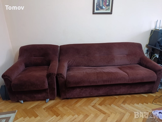 Холна гарнитура (комплект дивани), снимка 2 - Дивани и мека мебел - 52690815