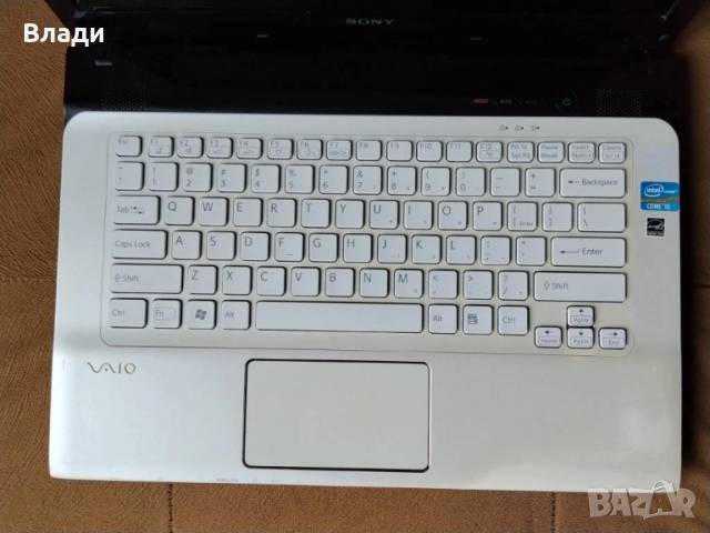 Sony Vaio SVE141D11L i5/8GB/750GB/отлична батерия/чанта, снимка 2 - Лаптопи за дома - 52985312