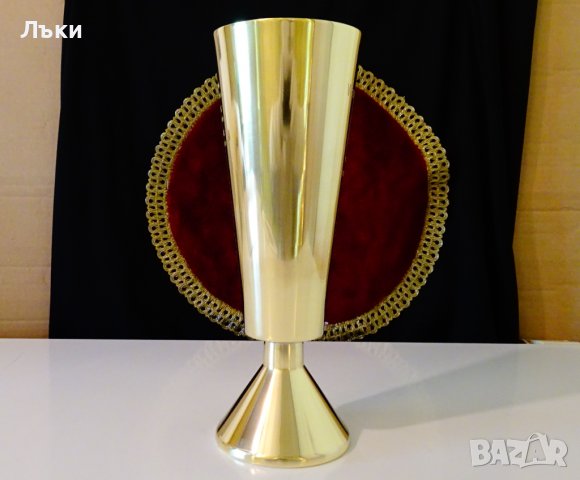  Бронзов бокал Предизвикателство,чаша,халба 1 литър. , снимка 4 - Антикварни и старинни предмети - 37368648