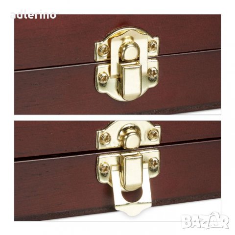 Луксозен куфар за рисуване, 73 части, изискан куфар за рисуване, комплект за рисуване в дървен куфар, снимка 6 - Рисуване и оцветяване - 34165393