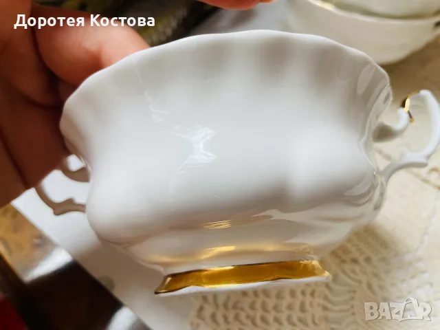ROYAL ALBERT Изискани и стилни купички с 2 дръжки от Англия , снимка 3 - Антикварни и старинни предмети - 56090039
