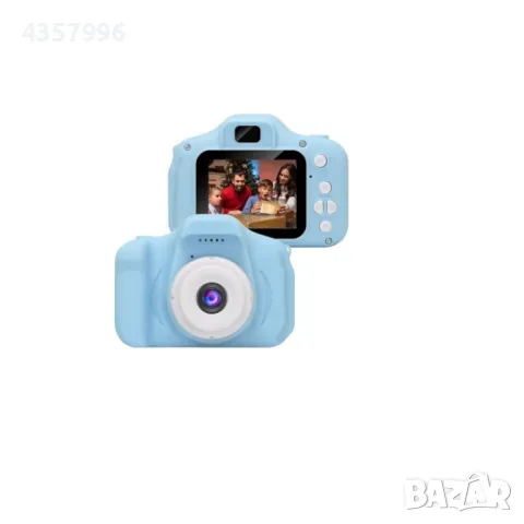  Дигитален детски фотоапарат, Син или Розов, снимка 3 - Образователни игри - 49088253